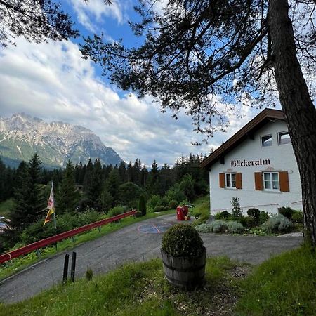 Baeckeralm - B&B 16 + Mittenwald Buitenkant foto